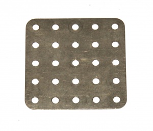 72 Flat Plate 5x5 Hole Nickel Original