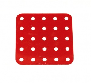 72 Flat Plate 5x5 Hole Mid Red Original