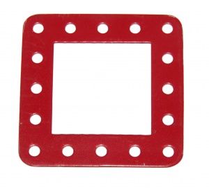 72y Flat Plate 5x5 Hole Red