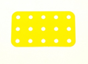 74b Flat Plate 3x5 French Yellow