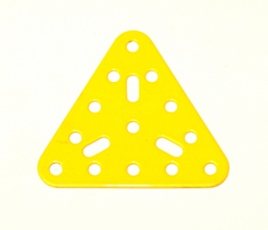 76 Triangular Plate 5x5x5 French Yellow Original