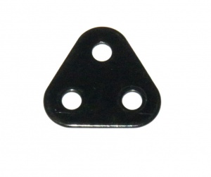 77 Triangular Plate 2x2x2 Black Original