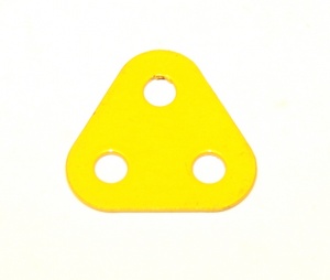 77 Triangular Plate 2x2x2 French Yellow Original