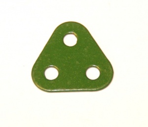 77 Triangular Plate 2x2x2 Green