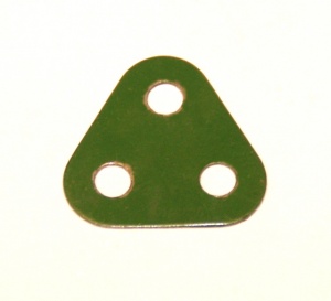 77 Triangular Plate 2x2x2 Mid Green Original
