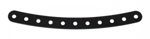 89 Curved Strip 11 Hole Black Original