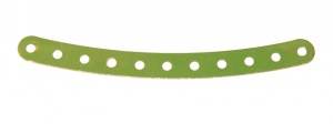 89 Curved Strip 11 Hole Light Green Original