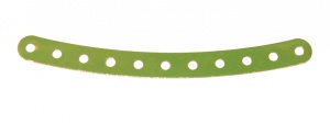 89 Curved Strip 11 Hole Light Green Original