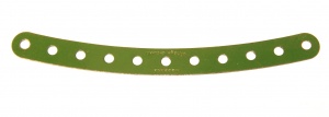 89 Curved Strip 11 Hole Mid Green Original