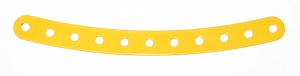 89 Curved Strip 11 Hole UK Yellow Original