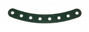 89b Curved Strip 8 Hole Stepped Dark Green Original