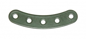 90 Curved Strip 5 Hole Army Green Original