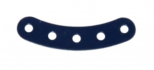 90 Curved Strip 5 Hole Dark Blue Original