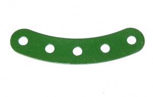 90 Curved Strip 5 Hole Green