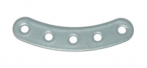 90 Curved Strip 5 Hole Grey Original