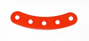 90 Curved Strip 5 Hole Orange Original