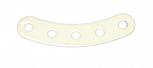 90 Curved Strip 5 Hole White Original