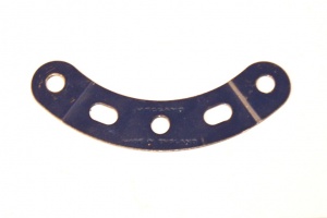 90a Curved Strip 3 Hole 2 Slot Dark Blue Original