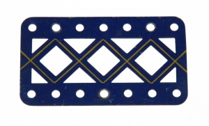 97DC Double Braced Girder 7 Hole Blue and Gold Original