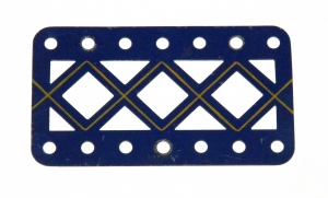 97DC Double Braced Girder 7 Hole Blue and Gold Original