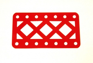 97DC Double Braced Girder 7 Hole Red