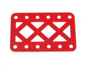 97aDC Double Braced Girder 6 Hole Light Red Original