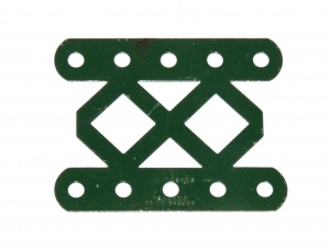 98DO Double Braced Girder 5 Hole Dark Green Original