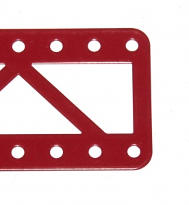 99 Single Braced Girder 25 Hole Modern Red Original