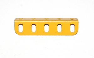 9d Angle Girder 5 Hole UK Yellow Original