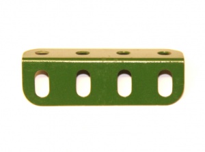 9e Angle Girder 4 Hole Mid Green Repainted