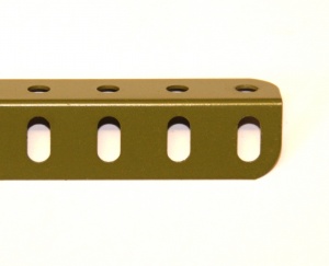 9 Angle Girder 11 Hole Army Green Original