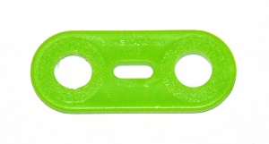 A002 Strip 2 Hole Fluorescent Green Plastic Original