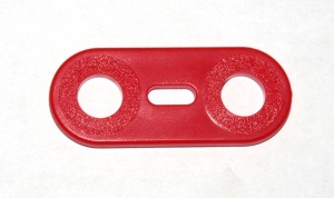 A002 Strip 2 Hole Red Plastic Original