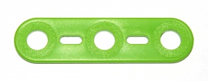A003 Strip 3 Hole Green Plastic Original