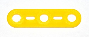 A003 Strip 3 Hole Yellow Plastic Original