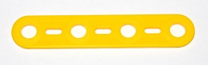 A004 Strip 4 Hole Yellow Plastic Original