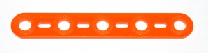 A005 Strip 5 Hole Orange Plastic Original