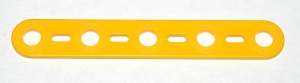 A005 Strip 5 Hole Yellow Plastic Original