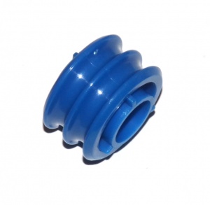 A042 Double Pulley / Rim Blue Plastic Original