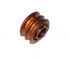 A042 Double Pulley / Rim Bronze Plastic Original