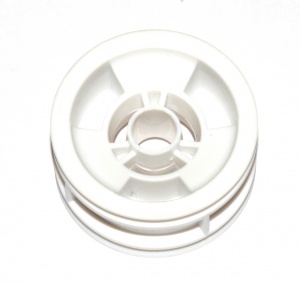 A046 Road Wheel Centre 1'' White Original