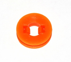 A057 Locking Clip Pulley Orange Plastic Original