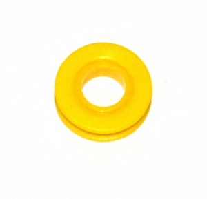 A077 Pulley ¾'' Diameter Yellow Plastic Original