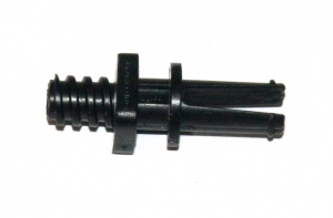 A132 Short Threaded Axle Clip 45mm Black Plastic Original