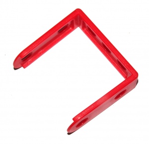 A532 Long Double Bracket 2x3x2 Red Plastic Original