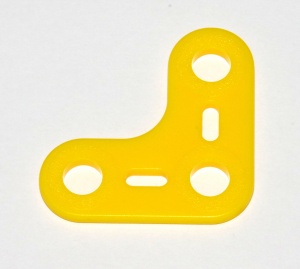 A622 Short Corner 2x2 Yellow Plastic Original