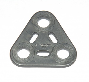 A922 Triangular Plate 2x2x2 Grey Plastic Original