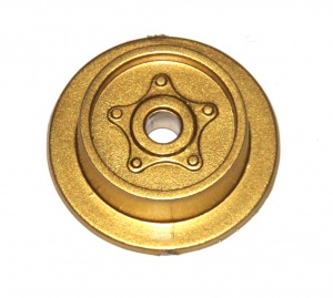 B451 Flanged Wheel Centre Gold Original