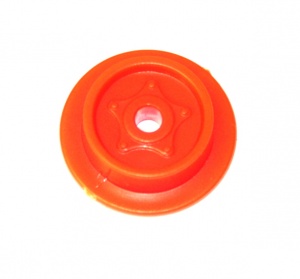 B451 Flanged Wheel Centre Orange Original