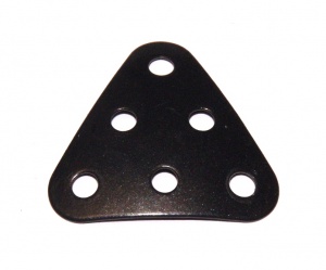 B484 Triangular Plate 3x3x3 Dished Black Original